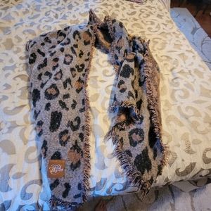 Leopard Print Shawl